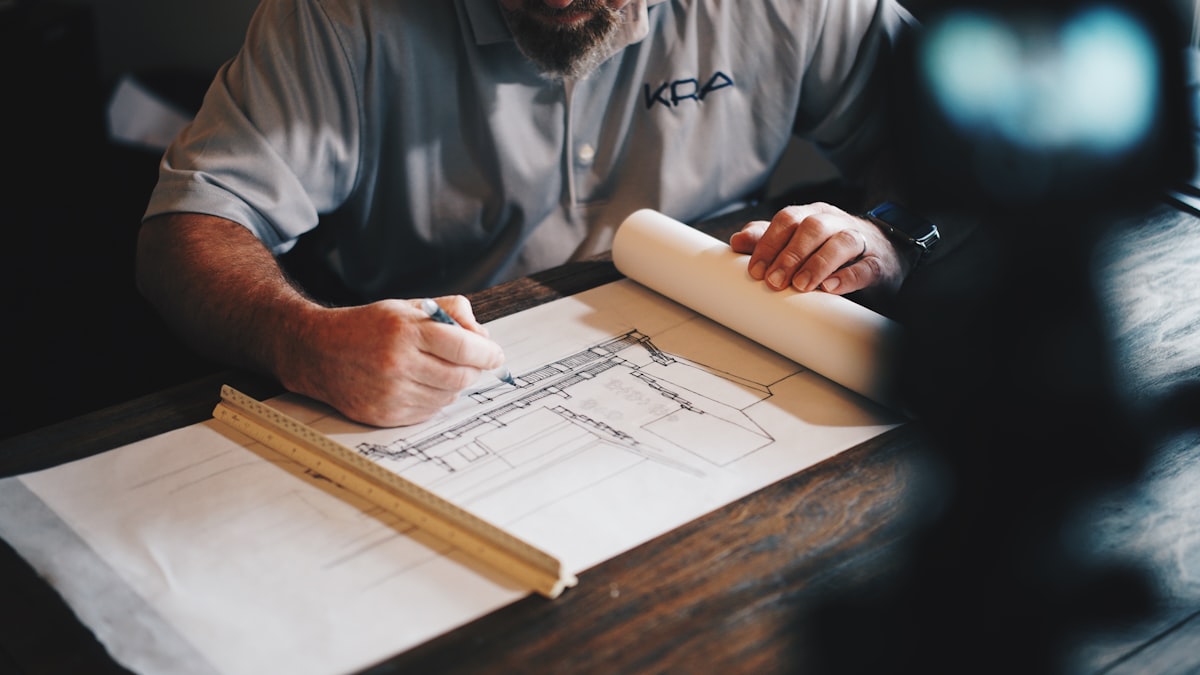Drywall contractor finishing a wall in Duluth, Minnesota